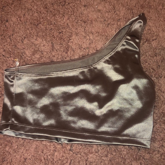 One shoulder crop top - Picture 3 of 3